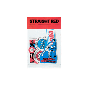 Straight Red Card Sticker Pack